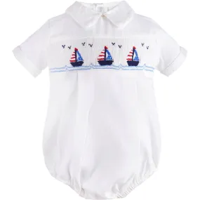20029-White Freedom Boats Baby Boy Bubble Romper