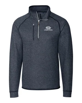 Cutter & Buck Mainsail Sweater-Knit Half Zip Pullover Jacket