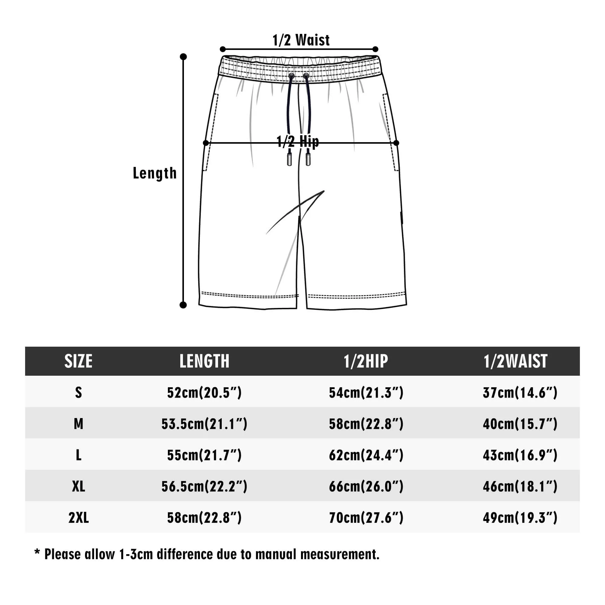 Dnt Juge My Different Mens Lightweight Hawaiian Beach Shorts