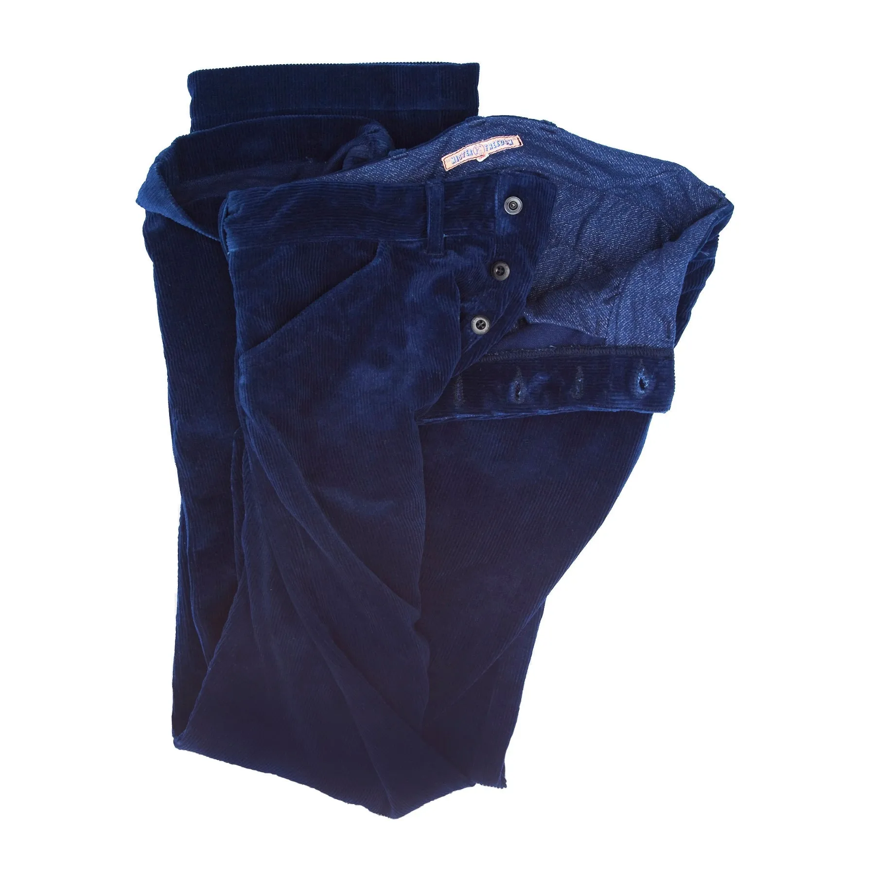 El Americano Trousers - Indigo Corduroy - Warehouse