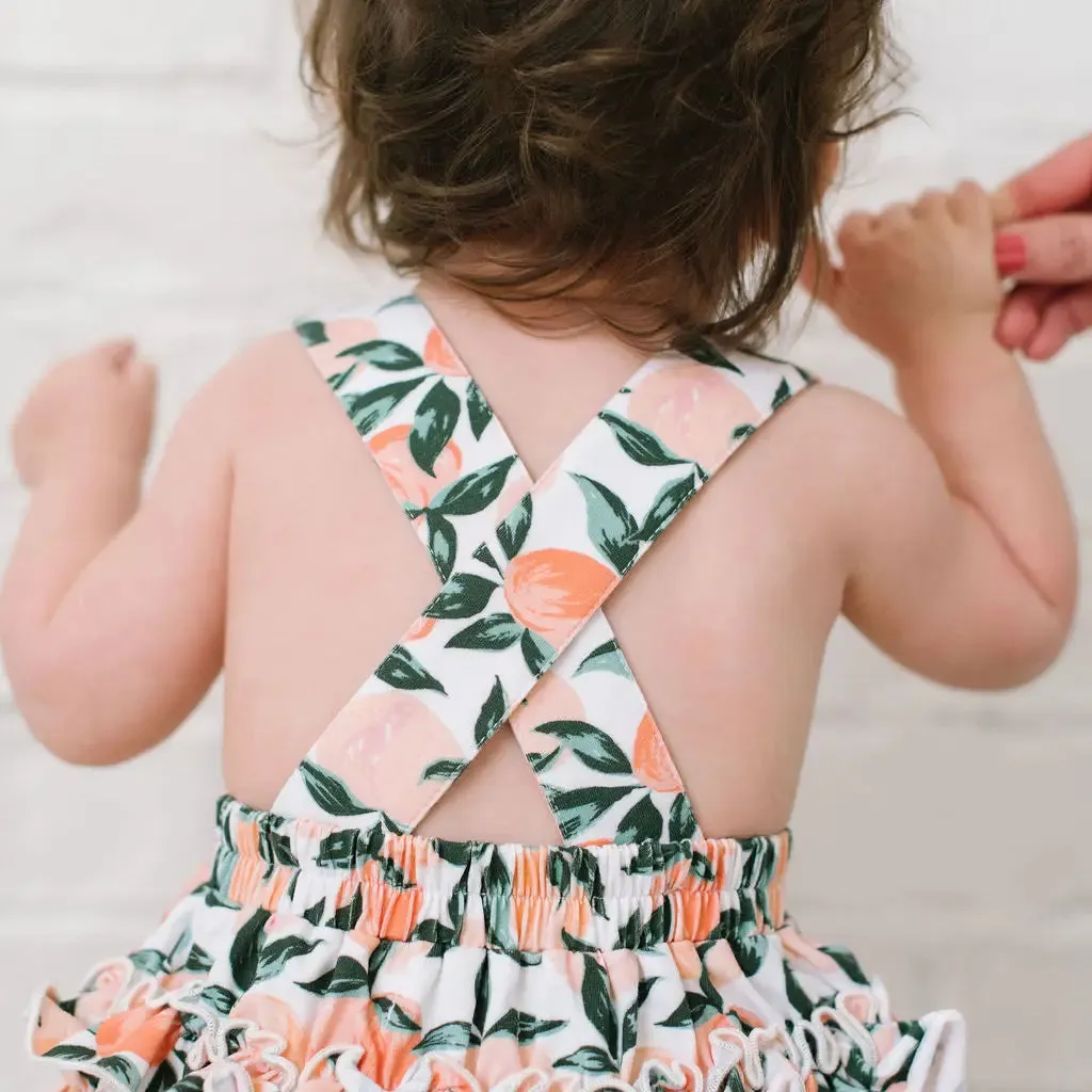 Isla Romper in Peachy Paradise