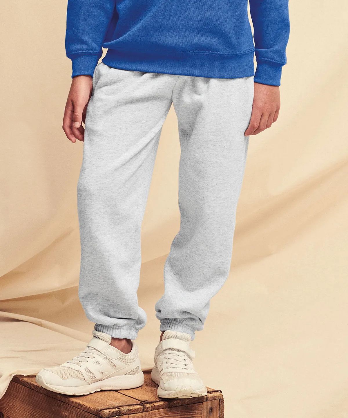 Kids classic elasticated cuff jog pants | Deep Navy