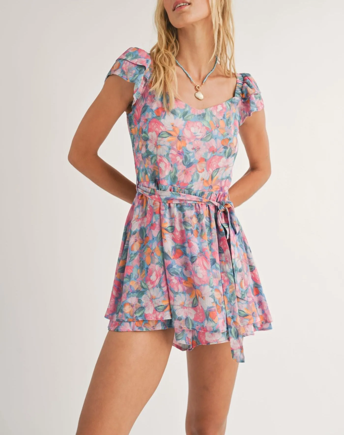 Lei Ruffle Layered Romper