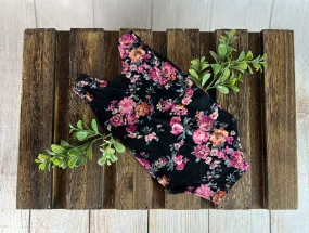 Sleeveless Stitch Romper- Floral 3 -
