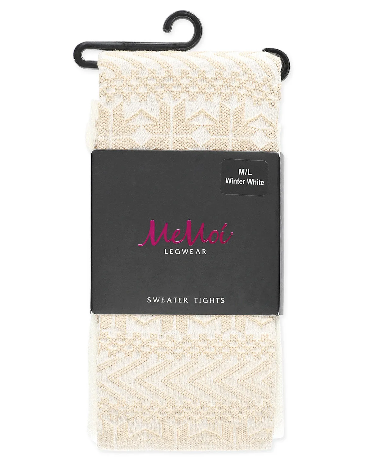 Snowflake Cotton Blend Sweater Tights