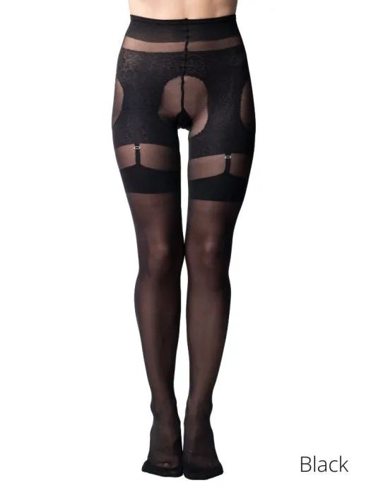 Trasparenze Tureis Mock Suspender Tights