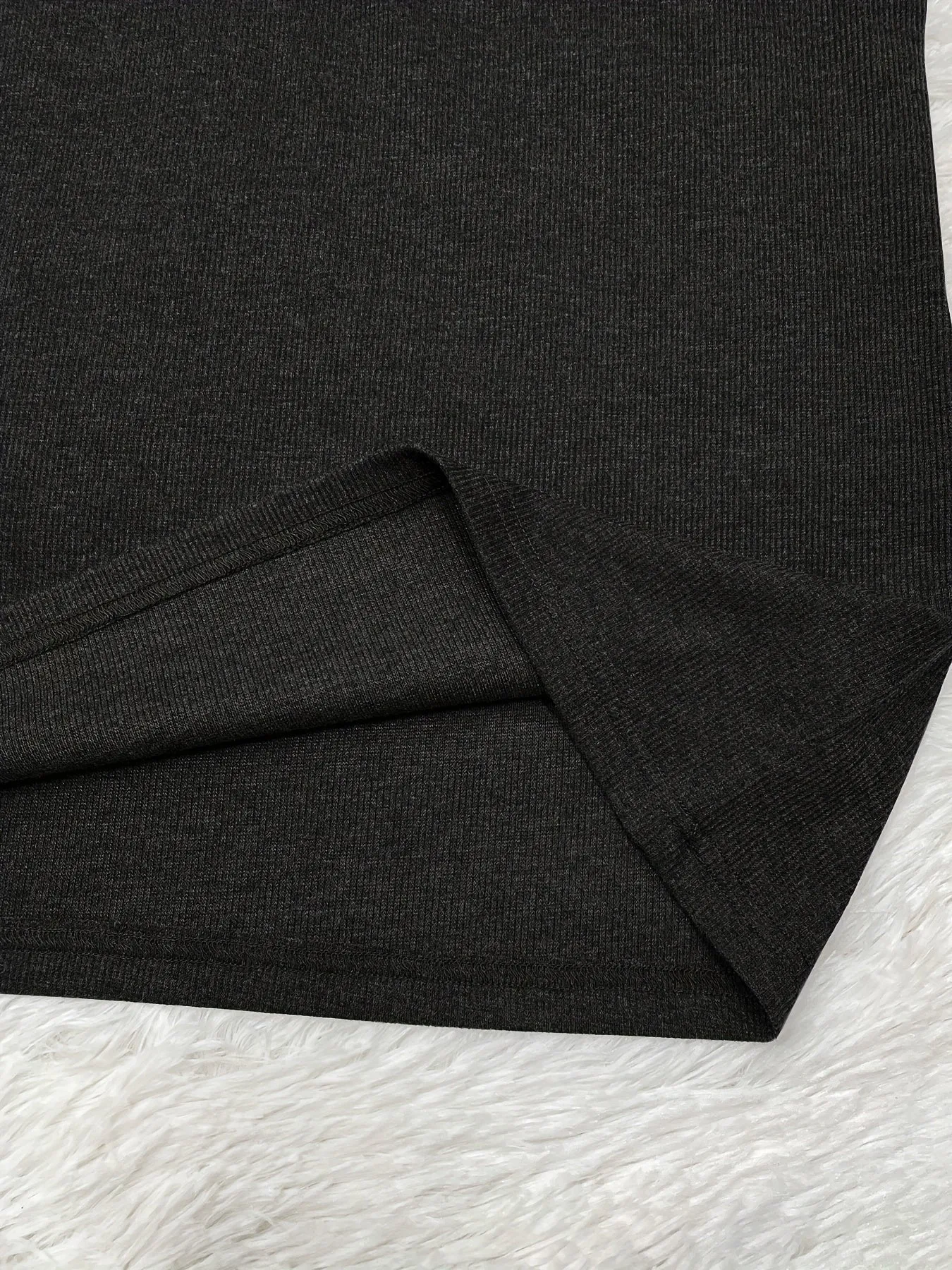 Truigra - Heren Lange Mouw Henley Shirt met Gestreepte Afwerking en Borstzak