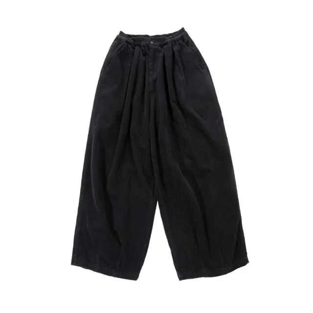 Unisex Oversize Corduroy Wide Pants
